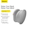 Baseus Comfort Ride Relax, Travel, Passenger, Commuters, Driver, Backrest, Relieve Back Sciatica Tailbone Pain,  Series Car Lumbar Pillow - Gray