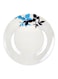 Delcasa Melamine 10 Dinner Plate White/Blue/Black 10Inch