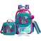 Eazy Kids-17" School Bag Lunch Bag Pencil Case Set of 3 Mermaid Sea - Green