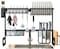 Dish drying rack Over the Sink Stainless Steel  Dish Drainer  Rack Holder with Draining Board Chopsticks Holder for Kitchenware