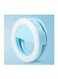 Generic - LED Flash Ring Shape Selfie Light Blue