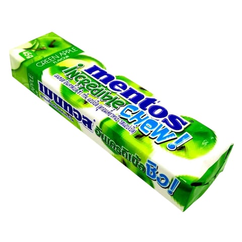 Mentos Chew Candy Incredible Green Apple 45g