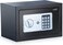 Rubik Safe Box With Key And Pin Code Keypad Lock For Money Cash Jewelry Passports Home Office Security RB20HASH (31x20x20cm) Black