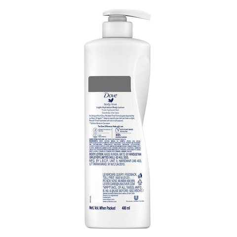 Dove Body Love Light Hydration Body Lotion 400ml