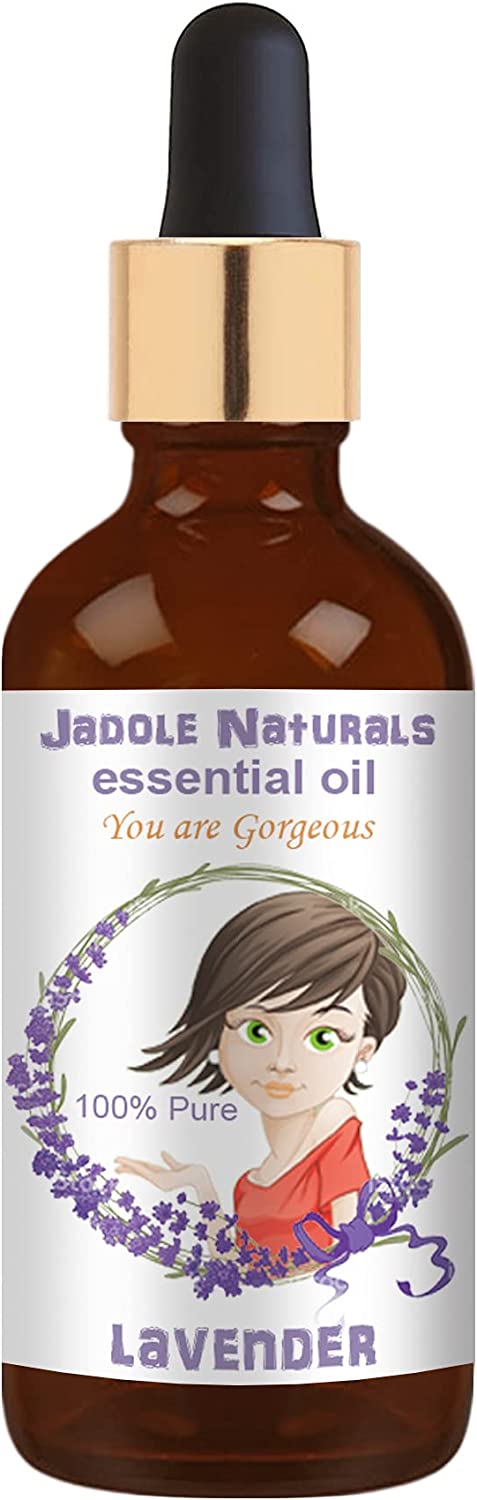 Jadole Naturals Lavender Essential Oil 100% Pure, 1OZ With Drop Cap By Jadole Naturals
