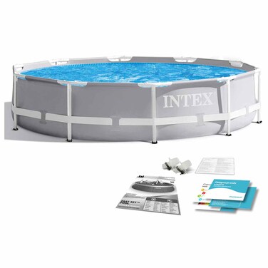 انتكس حمام سباحة بإطار بريزم - 76x305 سم