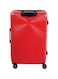 Biggdesign Lightweight Cats Design Carry On Luggage With Spinner Wheel And Lock System Red 24-Inch