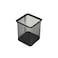 Partner Metal Mesh Pen Holder, Square, Black