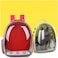 Liubingtb Pet Bag Cat Carrier Bags Breathable Pet Carriers Small Dog Cat Backpack Travel Space Capsule Cage Pet Transport Bag Carrying For Cats Pet Bag (Pink)