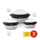 Milon matrix hot pot 3 pieces 1 + 1.5 + 2.5 L