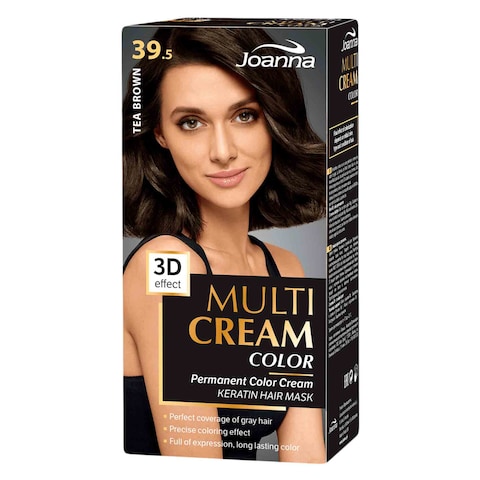 Joanna Hair Color Multi Cream 3D Effect 39.5 Tea Brown