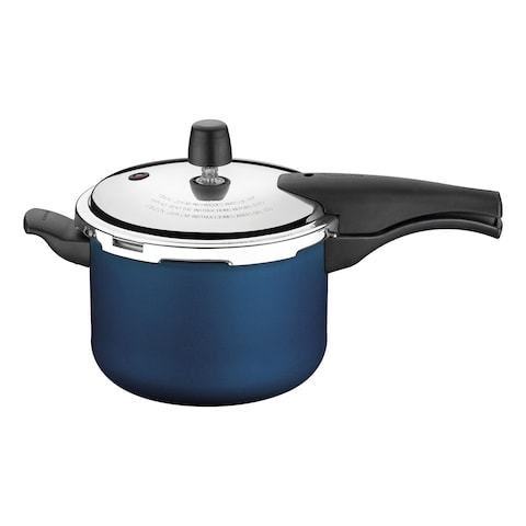 Tramontina Vancouver Pressure Cooker Blue 4.5L