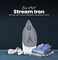 Dry and Wet Steam Iron With Self-clean function Adjustable Temperature Control Ceramic Soleplate 3000W Blue