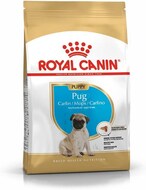 اشتري Royal Canin Bhn Pug Puppy 1.5 Kg Breed Health Nutrition Dog Food, Multicolor, Pug Puppy Dog Food في الامارات