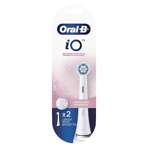 Oral-B iO Series Gentle Care Replacement Brush Heads RBSW2 White 2 PCS