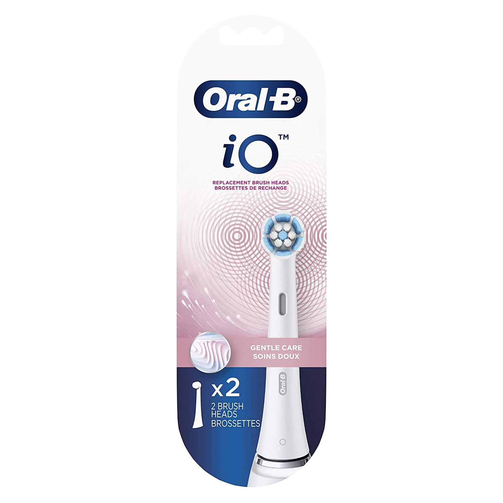 Oral-B iO Series Gentle Care Replacement Brush Heads RBSW2 White 2 PCS