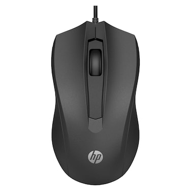 HP Wired Mouse - Black - 100