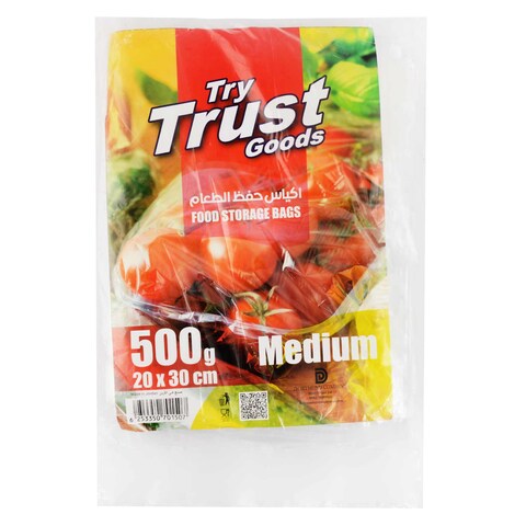 Try Trust Goods Food Bags Medium 20 &times; 30 Cm 500 Gram