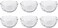 Delcasa Maya 6Pcs Glass Bowl Set 9cm