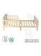 Moon Wooden Toddler Bed, 143X73X60 cm 3 To 12 Years