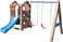 Rbwtoys Outdoor Playground Toys Set With Slide &amp; Swings For Kids Activity, Multicolor Playset RW-16307 Size: 330&times;257&times;175cm