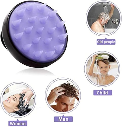 Hair Scalp Massager Shampoo Brush with Soft Silicone Head Massager ,Care for The Scalp, Exfoliate and Remove