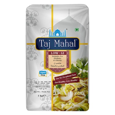 Taj Mahal Low Gi Basmati Rice 1Kg