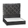 In House Victoria Velvet Bed Frame - Single - 200x100 cm - Dark Gray