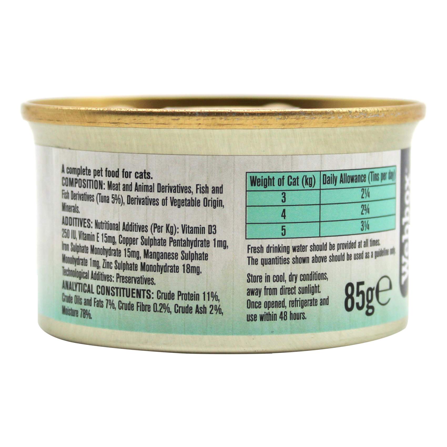 Webbox Natural Complete Mousse With Tuna Cat Food 85g