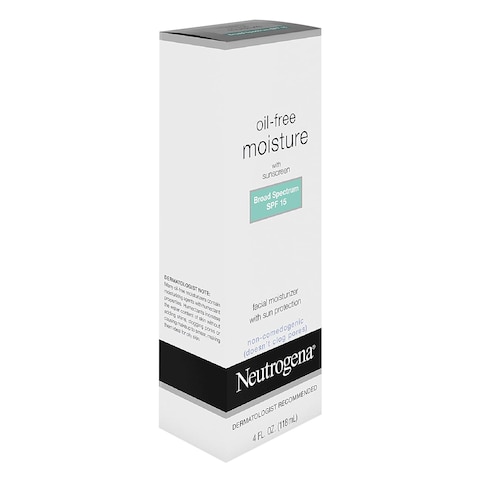 Neutrogena Oil Free Moisturiser With Sunscreen 118ml