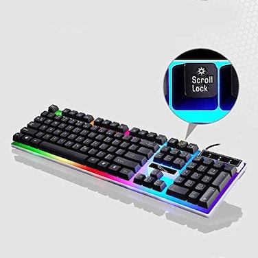 Buy Zgb G21 Usb Wired Mechanical Suspended Keyboard Led Colorful ...