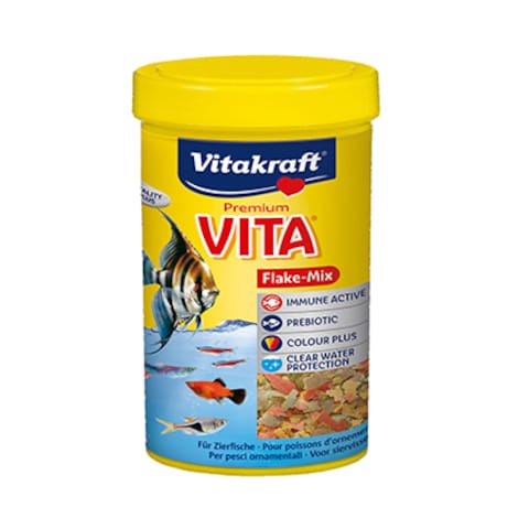 VitaKraft Premium Vita Flake Mix Fish Food 250ML