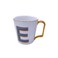 Ceramic Mug Milk Cup Tableware With Electroplated Effect