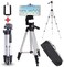 Adjustable Aluminium Alloy Tripod Stand Holder For Mobile Phones &amp; Camera, 360 Mm -1050 Mm, 1/4 Inch Screw + Mobile Holder Bracket