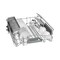 Bosch Dishwasher - 5 Programs 12 Place Settings - Silver - SMS45DI10Q-SS