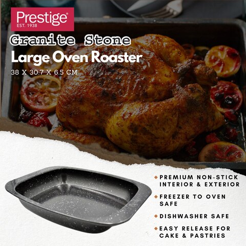 Prestige Granite Stone Large Oven Roaster