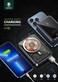 Green Lion Transparent Magnetic Wireless Charging Power Bank 10000mAh (QC 22.5W + PD 20W) 15W - Purple