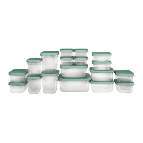 Aksa Food Container Set - 18 Pieces - Green