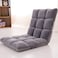 Floor Chairs Adjustable Lazy Floor Sofa Folding Chair Memory Foam Floor Chair, (GRAY)