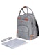Moon Nutra Diaper Backpack, Grey