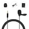 Generic-Omni-directional Electret Condenser Lavalier Microphone with 3.5mm TRRS 1.5m Cable