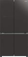 Hitachi 514L Net Capacity Deluxe 4 Door French Door Refrigerator Glass, Mauve Gray, RWB720VUK0GMG