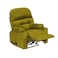 In House Velvet Rocking &amp; Rotating Cinematic Recliner Chair With Cups Holder - Gold - NZ80