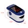 Generic-Digital Fingertip Pulse Oximeter Blood Oxygen Sensor Saturation Mini SpO2 Monitor Pulse Rate Measurement Meter for Home Sports Travel