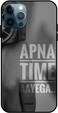 Theodor - Apple iPhone 12 Pro Max 6.7 Inch Case Apna Time Ayega Flexible Silicone Cover