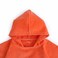 Milk&amp;Moo Kids Poncho   %100 Cotton   Hooded Beach Towels for Kids   Open Sided   Ultra Soft and Absorbent   Jungle Friends Embroidery   One Size   22,5x24 inch (57x61 cm)   Orange