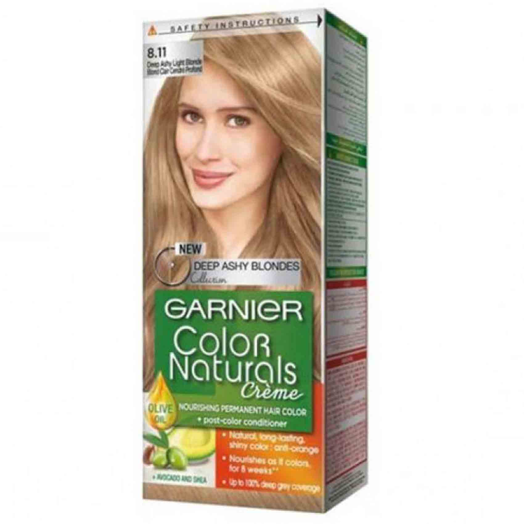 Garnier Hair Color Natural Deep Ashy Light Blonde No.8.11