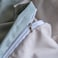 LUNA HOME Premium King Size Korean Bedding Set,  Plain Light Grey and Green Color