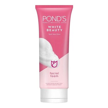 Ponds White Beauty Facial Foam Face Wash Lightening Acne Skin Cleanser Treatment 50 gr