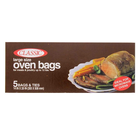 Classic Oven Bags Large 14x20, 5 Pieces